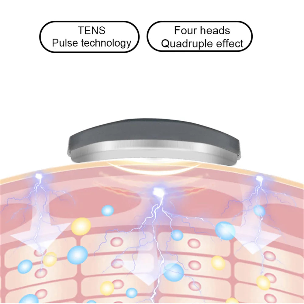 Masseur électrique d'impulsions pour le cou et les épaules, 6 modes, 9 niveaux, chaleur réglable, vertèbre cervicale, relaxation, soulagement de la douleur, pétrissage