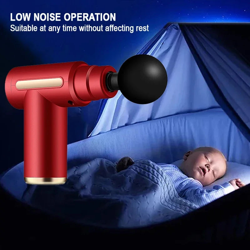 Mini pistolet de Massage sans fil pour Fascia, équipement de Massage pour Relaxation musculaire, Membrane du cou, Instrument de Massage de la colonne cervicale