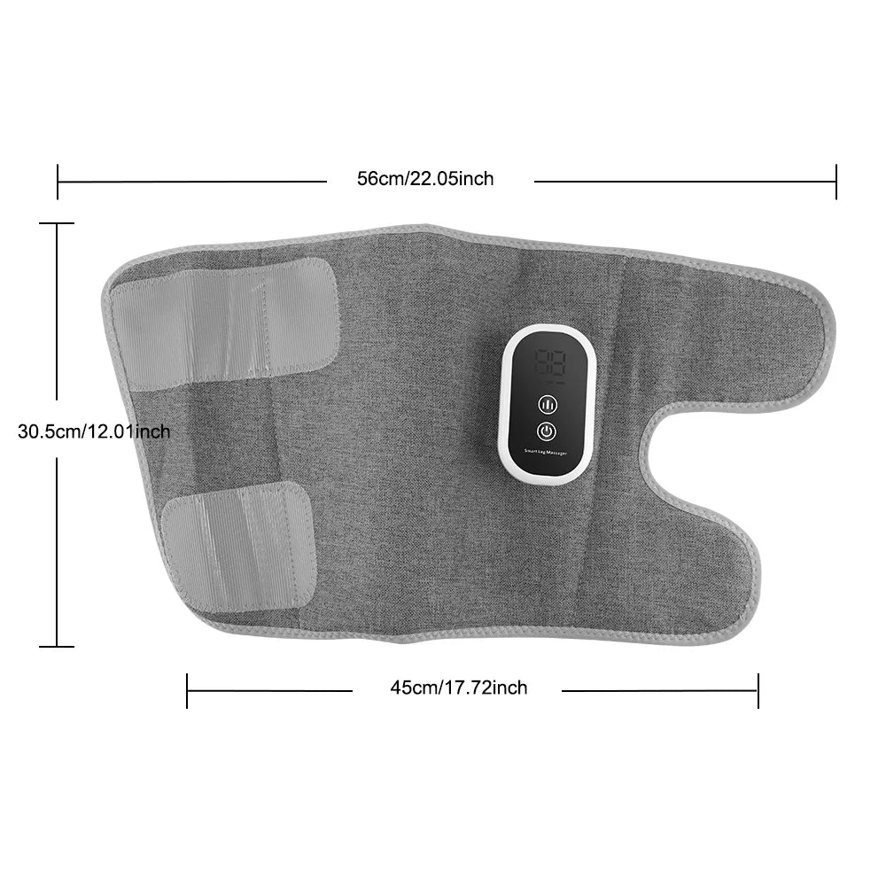 Électric 360 °   Masseur de mollets à pression d'air, Massage des jambes sans fil, 3 modes de Compression d'airbag, relaxation des muscles des pieds et des mollets, Circulation sanguine