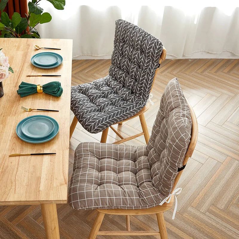 Coussin de chaise de bureau ergonomique avec support de dossier intégré – Convient à une utilisation multifonctionnelle des sièges de maison et d'auto