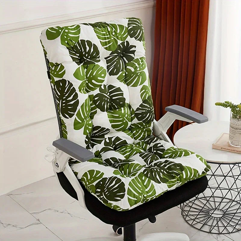 Coussin de chaise de bureau ergonomique avec support de dossier intégré – Convient à une utilisation multifonctionnelle des sièges de maison et d'auto