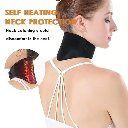 Attelle de soutien du cou auto-chauffante, Massage Cervical magnétique pour la Relaxation et la chaleur, pas besoin d'électricité réutilisable