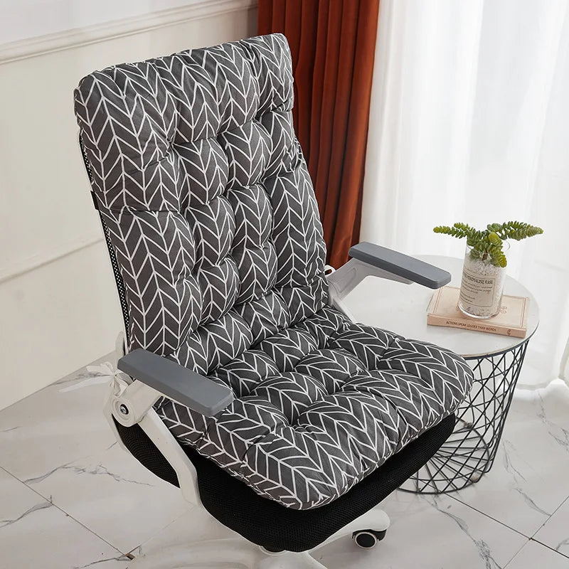 Coussin de chaise de bureau ergonomique avec support de dossier intégré – Convient à une utilisation multifonctionnelle des sièges de maison et d'auto