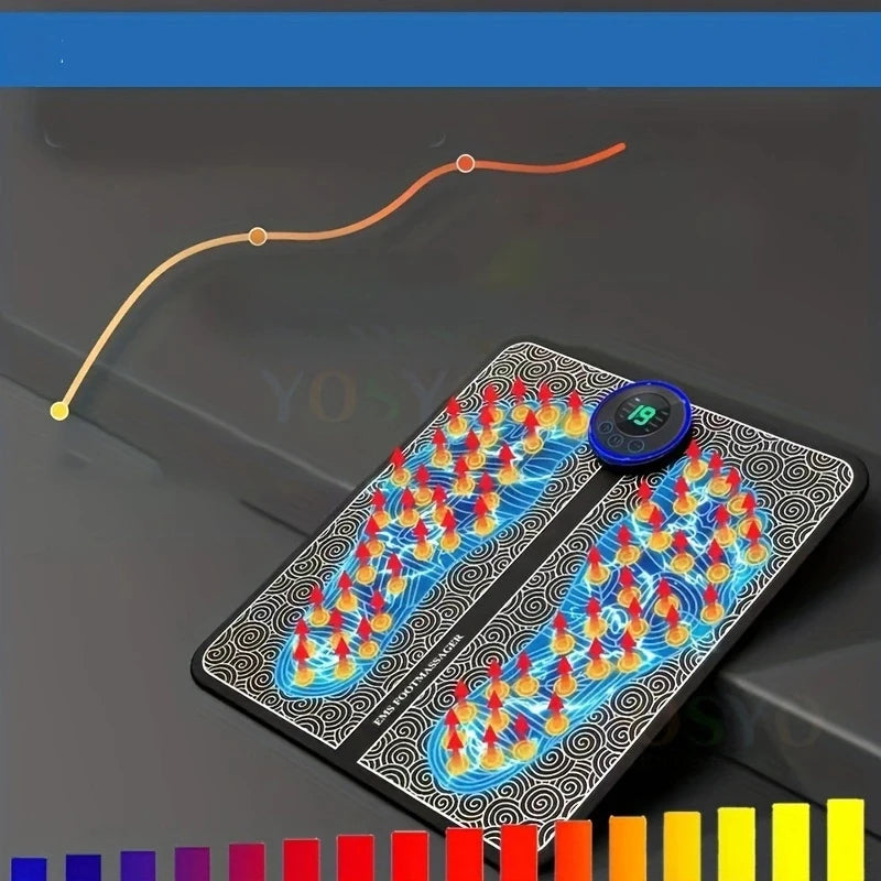 masseur de pieds électrique, coussin de massage musculaire, entraîneur de relaxation pour le fitness, le sport en plein air, la maison, la famille, la détente