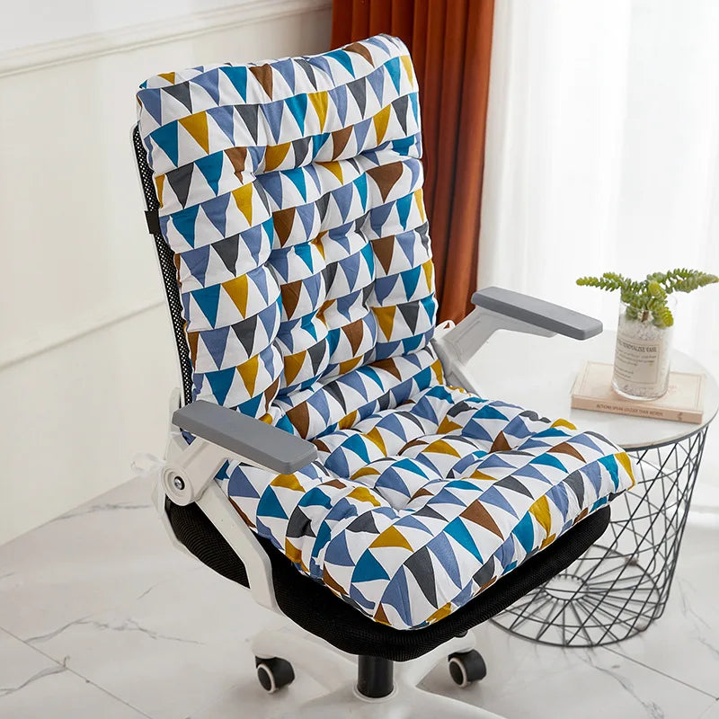 Coussin de chaise de bureau ergonomique avec support de dossier intégré – Convient à une utilisation multifonctionnelle des sièges de maison et d'auto